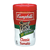 Campbell's&nbsp;Soup at Hand&nbsp;classic tomato ready to serve soup, 25% less sodium Full-Size Picture